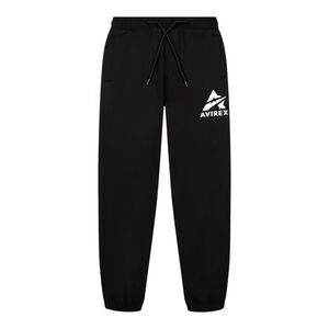 Avirex Joggers Stacked Logo Mens Black AVF251B50